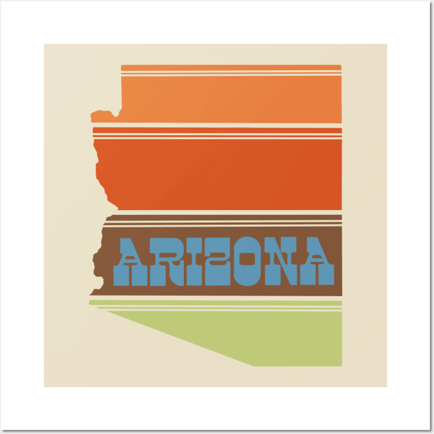 Arizona (70s Groovy) Wall Art by TommyVision